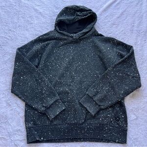 Tuff Athletics Gray & Black Pullover Hoodie - Size Medium